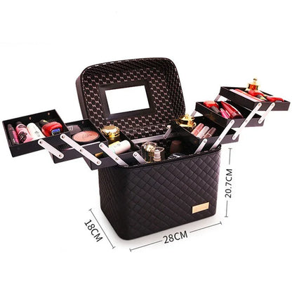 BeautyVault™ – Professional Makeup Storage Box