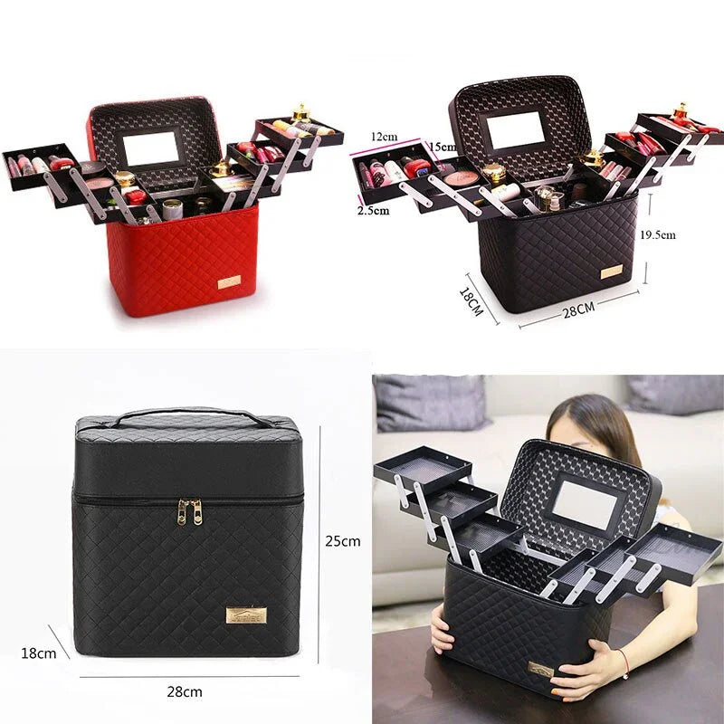 BeautyVault™ – Professional Makeup Storage Box