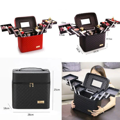 BeautyVault™ – Professional Makeup Storage Box