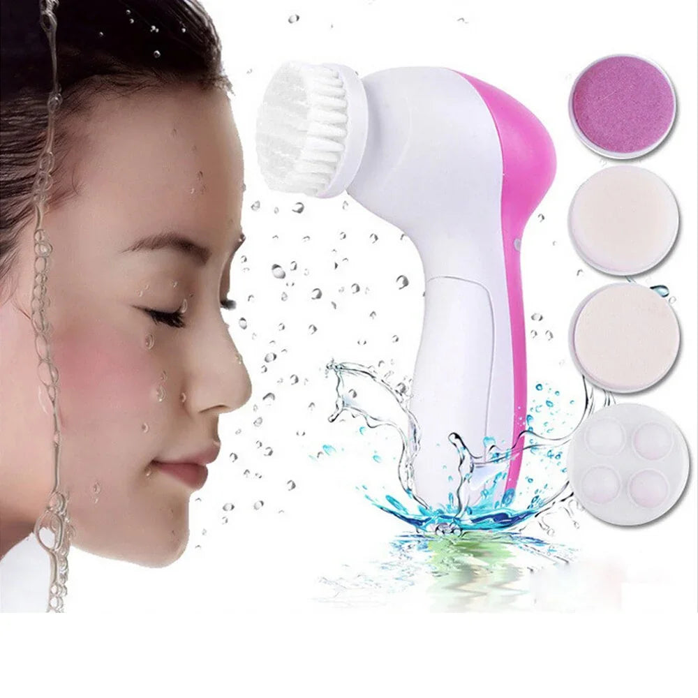 PureSkin Pro – 5 in 1 Electric Facial Cleanser & Exfoliator