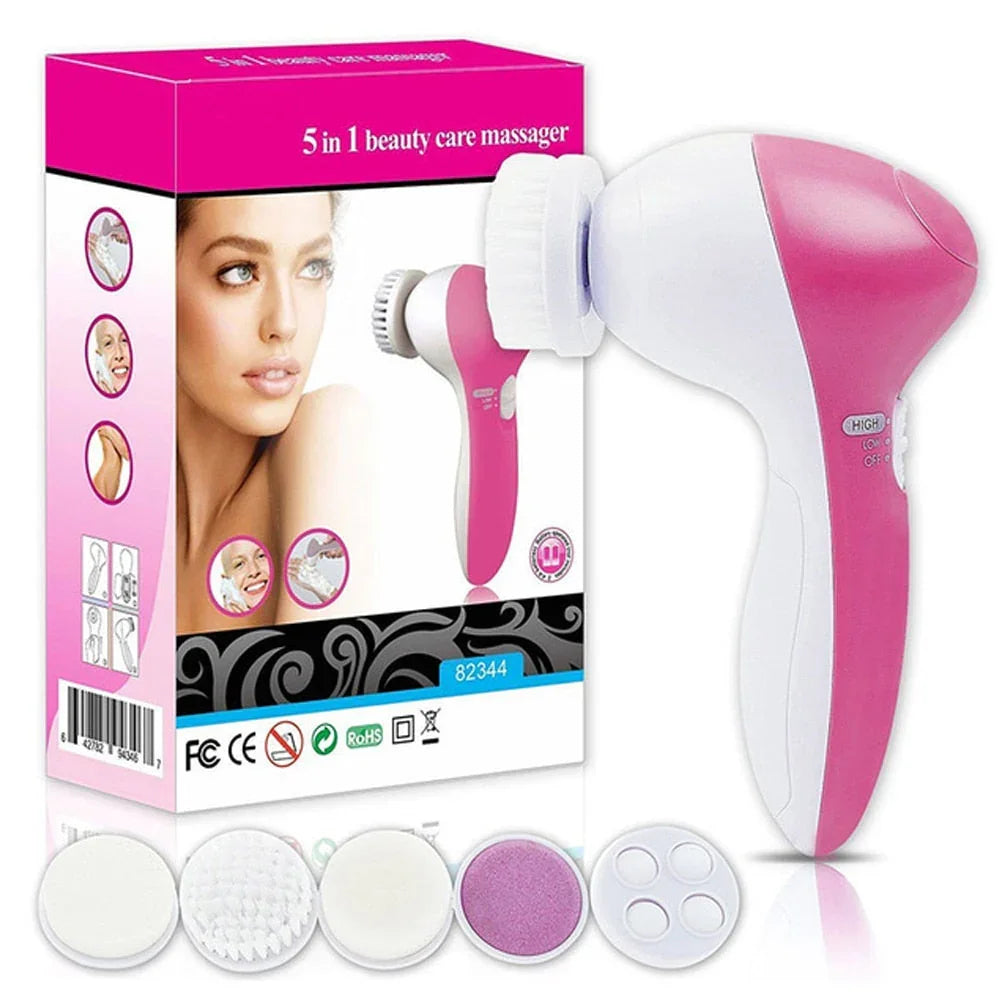 PureSkin Pro – 5 in 1 Electric Facial Cleanser & Exfoliator