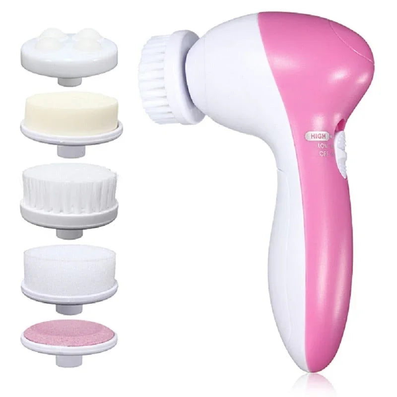 PureSkin Pro – 5 in 1 Electric Facial Cleanser & Exfoliator