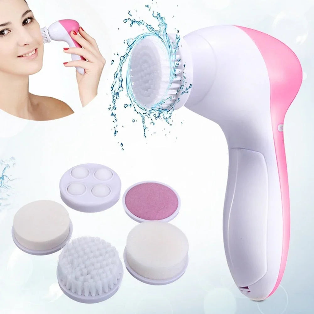 PureSkin Pro – 5 in 1 Electric Facial Cleanser & Exfoliator