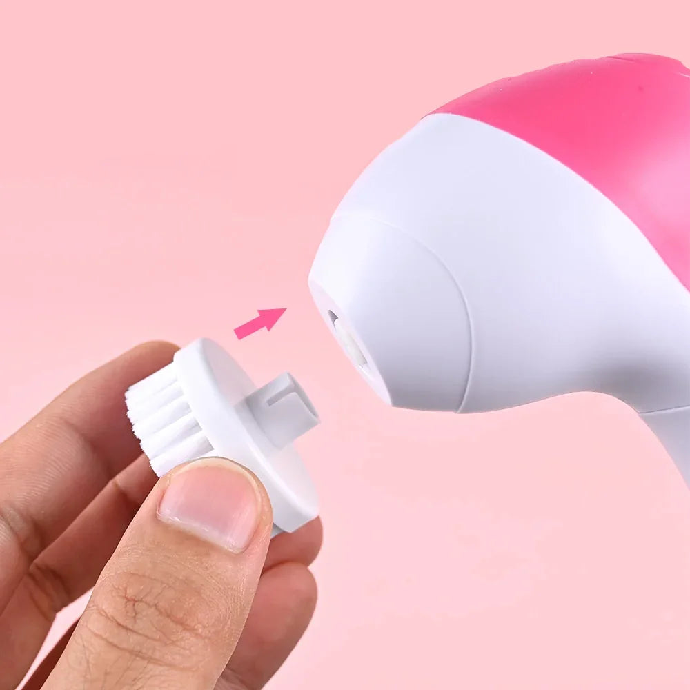 PureSkin Pro – 5 in 1 Electric Facial Cleanser & Exfoliator