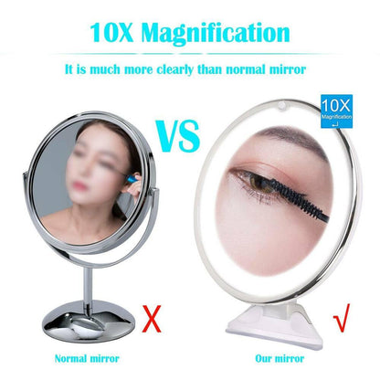 Portable LED Makeup Mirror – Perfect Lighting for Flawless Makeup
