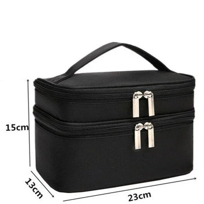 GlowTrek™ Pro Cosmetic Travel Bag – Waterproof & Smartly Organised
