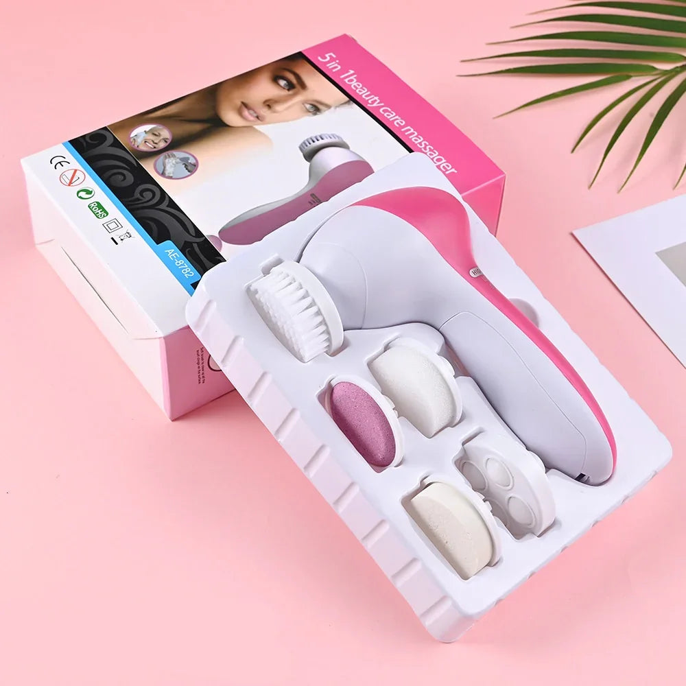 PureSkin Pro – 5 in 1 Electric Facial Cleanser & Exfoliator